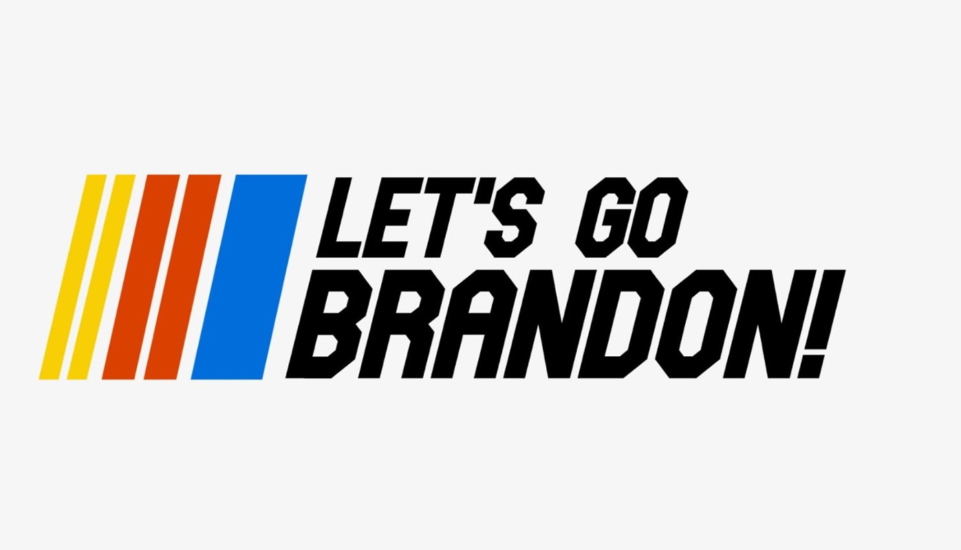 NASCAR Let's Go Brandon Bumper Sticker